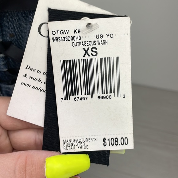 Limited Edition Guess jean distressed strapless top - Picture 7 of 8